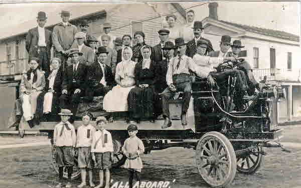 Homer Christy with Gramm truck b Homer Christy with Gramm truck b